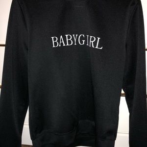 BABYGIRL sweatshirt
